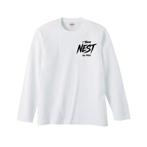 Team NEST by PKS オリジナルノースリーブ&ロンT(ホワイト)