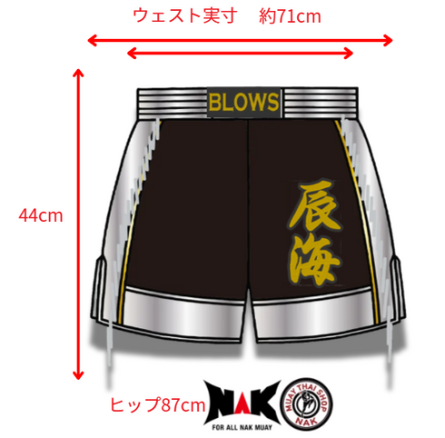 辰海 選手 フルオーダーキックパンツ