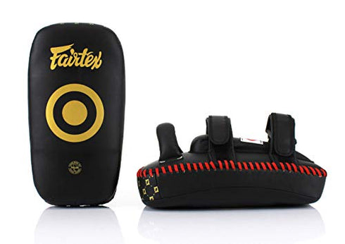Fairtex KPLC5キックミット、耐久性のあるマイクロファイバー素材、トレーニングに最適