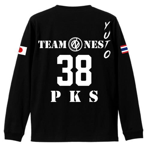 Team NEST YUTO選手 オーダーTシャツ / 長袖Tシャツ(オリジナルカスタムモデル)