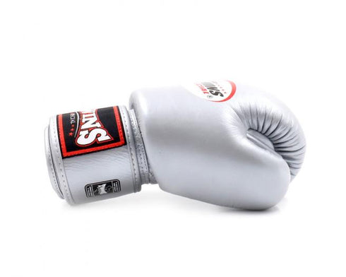 Twins Specialボクシンググローブ BGVL3、シルバー、公式タグ付き、新品未使用