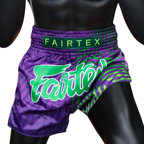 Fairtex BS1922ムエタイ&キックパンツ、スリムカットデザイン、動きやすさを追求