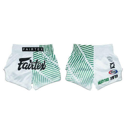 Fairtex キックパンツ BS1923 レーサーホワイト | ムエタイ&キックパンツ