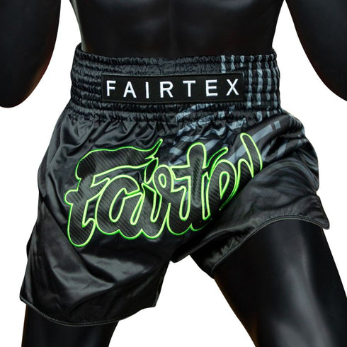 Fairtex BS1924ムエタイ&キックパンツ、スリムカットデザイン、動きやすさを追求