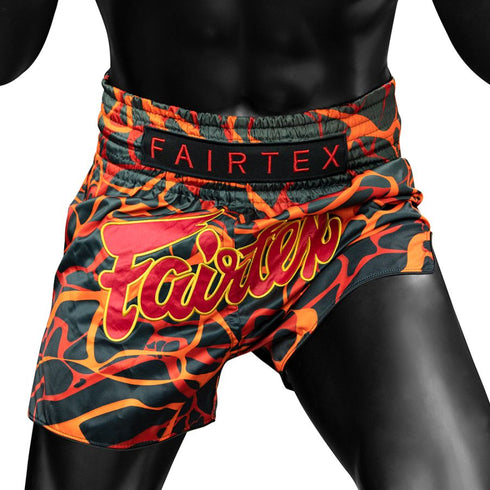 Fairtex BS1926ムエタイ&キックパンツ、スリムカットデザイン、敏捷性と動きやすさを追求