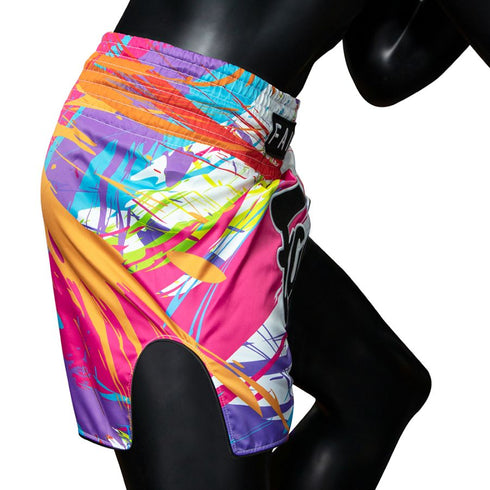 Fairtex BS1933ムエタイ&キックパンツ、ジップロックパッケージとハンガー付属