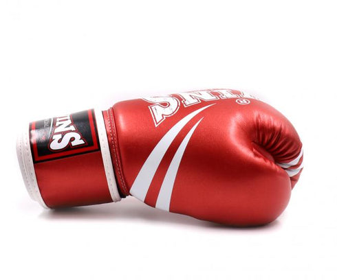 格闘技用ボクシンググローブ|Twins Special DM31 メタリックレッド