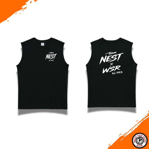 オーダーロングTシャツ ブラック M・XLサイズ teamNEST by PKS用