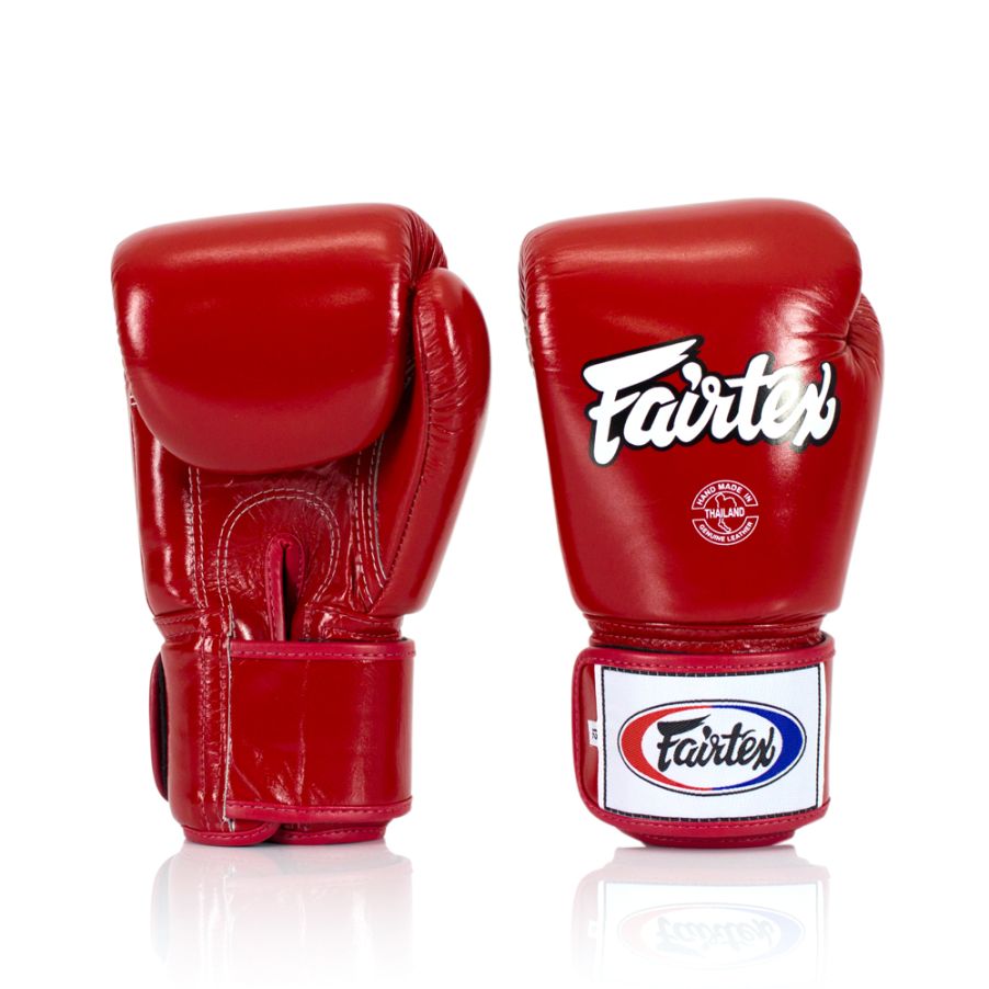 Fairtex ボクシンググローブ BGV1 本革 ホワイト 14oz Boxing Gloves Universal Tight fit design Brand Fairtex Model BGV1
