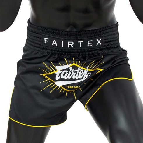 Fairtex BS1903パンツ、ムエタイ&キックボクシング用、柔軟性と快適さを保つデザイン