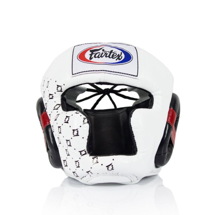【新品】Fairtex フェアテックス ヘッドギア HG10 ブラック Sサイズ FAIRTEX(フェアテックス) 本革製 ヘッドギア 【ブラック】M