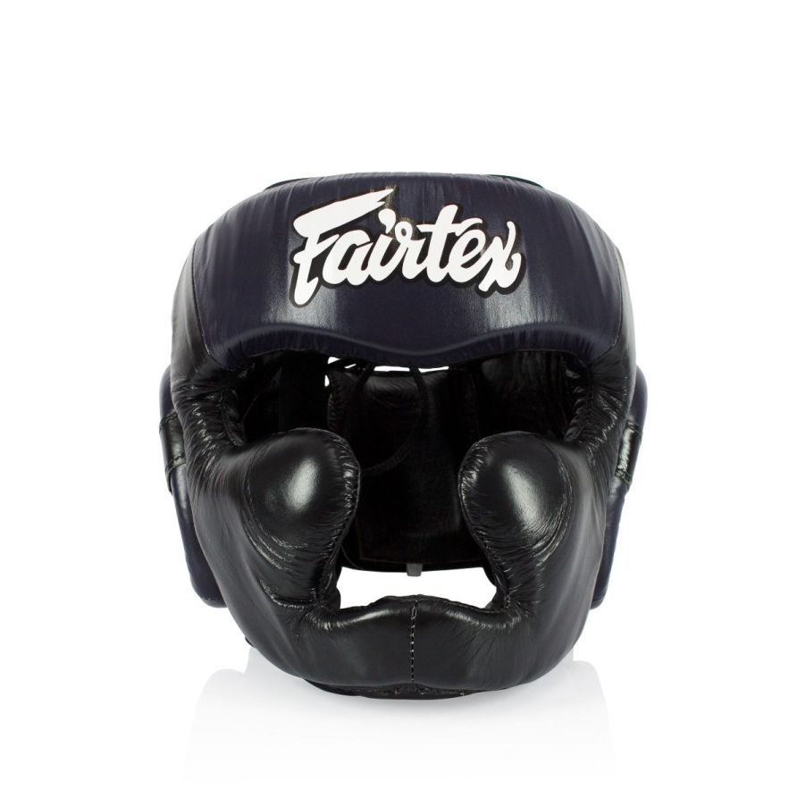 【新品】Fairtex ヘッドギア HG13 lace up ブラック Lサイズ Fairtex フェアテックス ヘッドギア HG13 lace up|ムエタイ