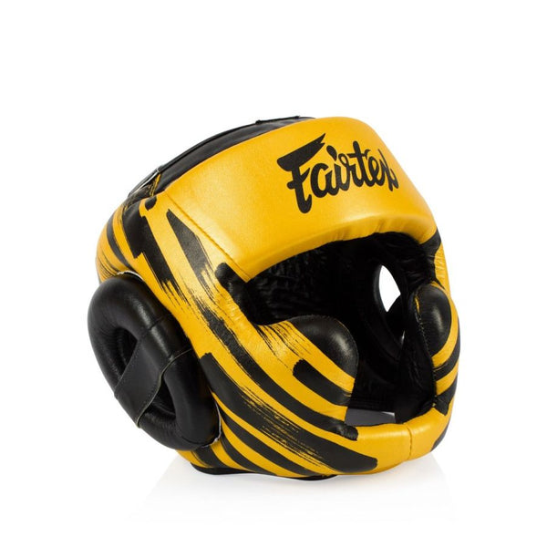 Fairtex フェアテックス ヘッドギア HG16 lace up ゴールド