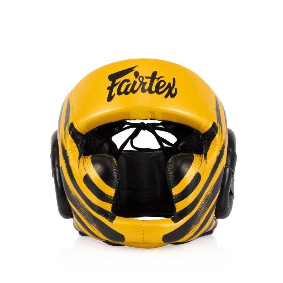 Fairtex ヘッドギア HG16 M2 黒/金 Mサイズ（Amazon.co.jp