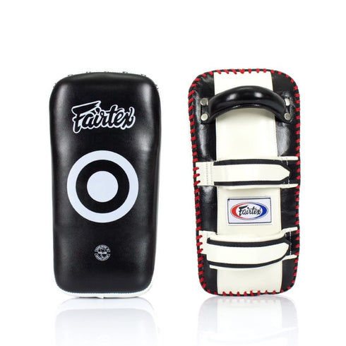 Fairtex カーブキックミット KPLC3 Lサイズ、本革製、耐久性と快適さ