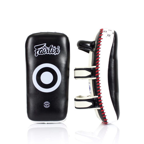 Fairtex KPLC3キックミット、Lサイズ、カーブデザインで腕や肩への負担を軽減