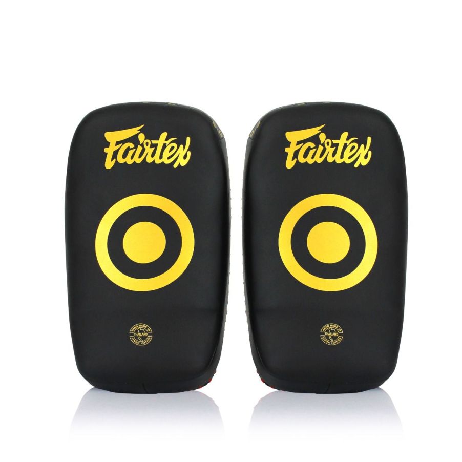 Fairtex キックミットKPLC6 ブラック Fairtex キックミット KPLC6 | マイクロファイバーSyntekレザー