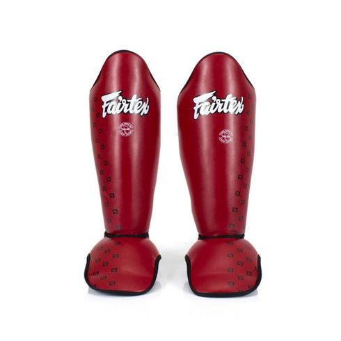 Fairtex レガース SP5 レッド ムエタイ・キックボクシング用