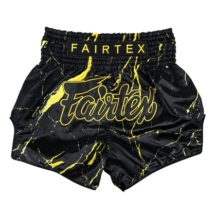 Fairtex BS1947 ムエタイショーツ ブラックマーブル メイン画像