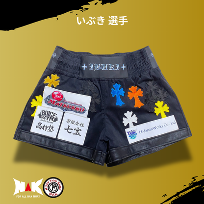 いぶき選手 フルオーダーキックパンツ（裾切り替え / 深めスリット仕様）