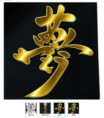 晃次 選手 オーダーTシャツ4枚セット
