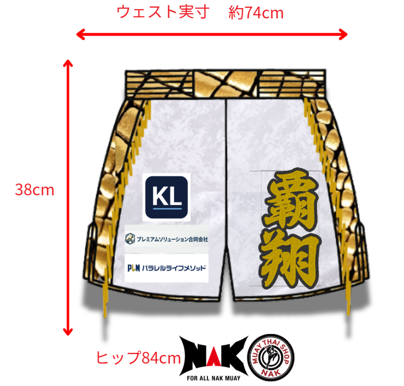 覇翔 選手 フルオーダーキックパンツ