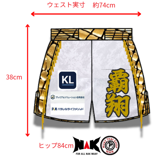 覇翔 選手 フルオーダーキックパンツ