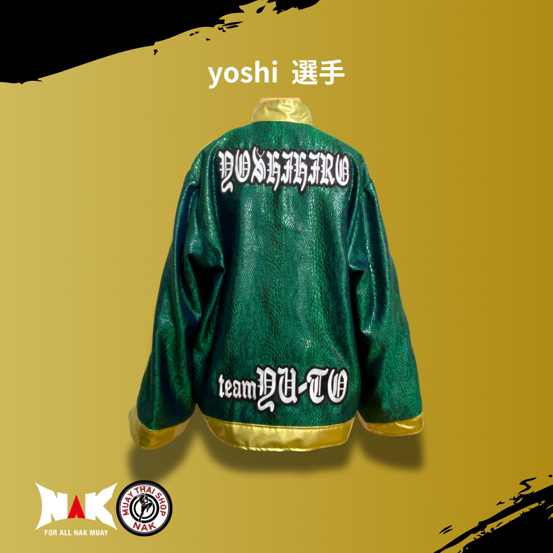 yoshi 選手 フルオーダーガウン（袖有・フード無）