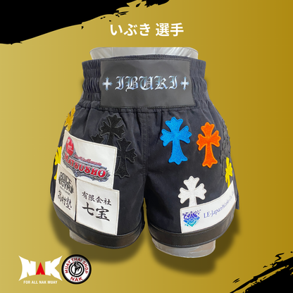 いぶき選手 フルオーダーキックパンツ（裾切り替え / 深めスリット仕様）