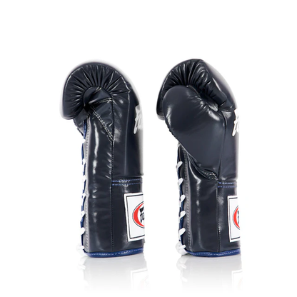 格闘技用試合グローブ｜Fairtex プロ Lace UP ブルー
