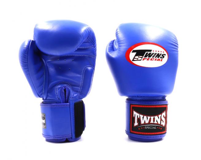 Twins Specialボクシンググローブ BGVL3、ブルー、公式タグ付き、新品未使用、ムエタイ＆キックボクシング対応
