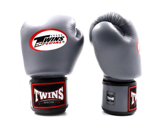 Twins Special 本革ボクシンググローブ BGVL3 Gray | 高品質グローブ
