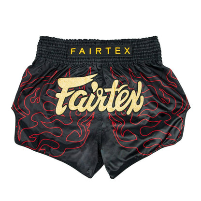 Fairtex キックパンツ BS1920 ラヴァ、ムエタイ＆キックパンツ、マイクロサテン素材
