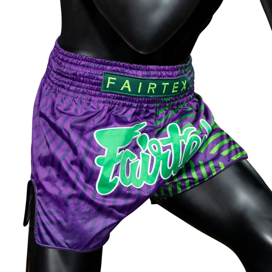 Fairtex BS1922パンツ、耐久性の高いマイクロサテン素材、柔軟性と快適さを提供

