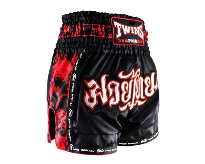 ムエタイやキックボクシング用パンツ｜Twins Special スカルブラック
