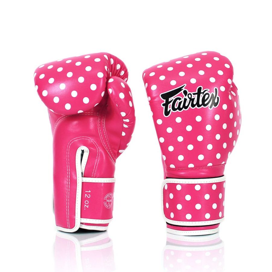 Fairtex BGV14P ボクシンググローブ ポルカドット｜ムエタイショップNAK