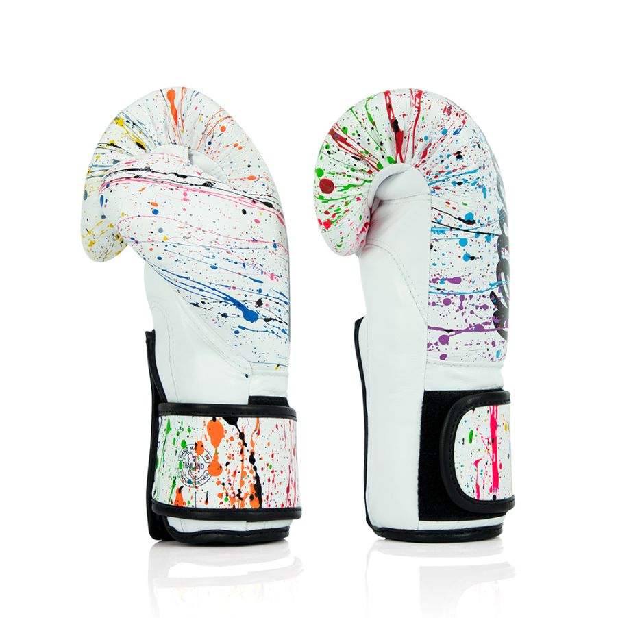 Fairtex BGV14グローブ ペイントホワイト | ムエタイ＆キック