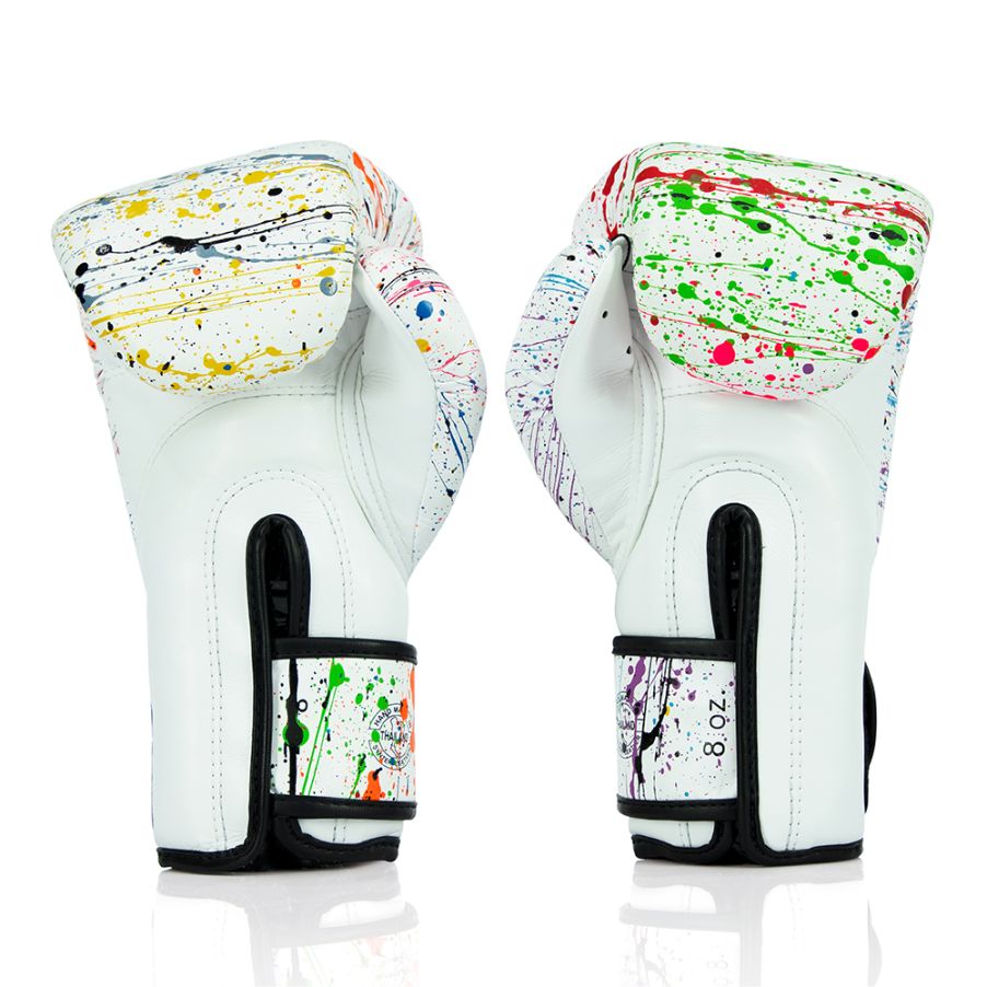 Fairtex BGV14グローブ ペイントホワイト | ムエタイ＆キック