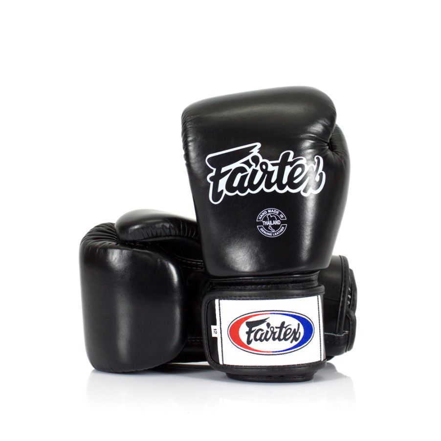 Fairtex ボクシンググローブ BGV1 本革 ブラック ムエタイ・キックボクシング用
