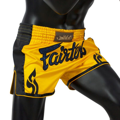 Fairtex BS1701ムエタイパンツ、6本のウエストゴムバンドで快適フィット
