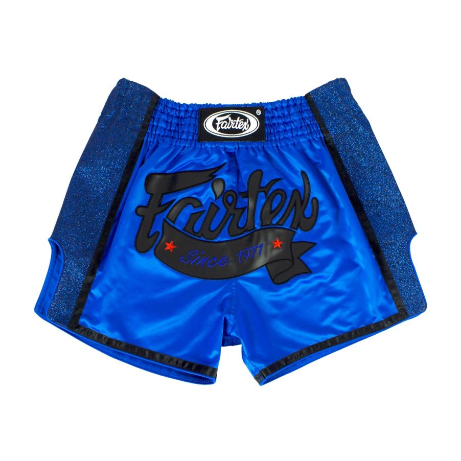 Fairtex キックパンツ BS1702、スリムカット、耐久性に優れたムエタイ用パンツ
