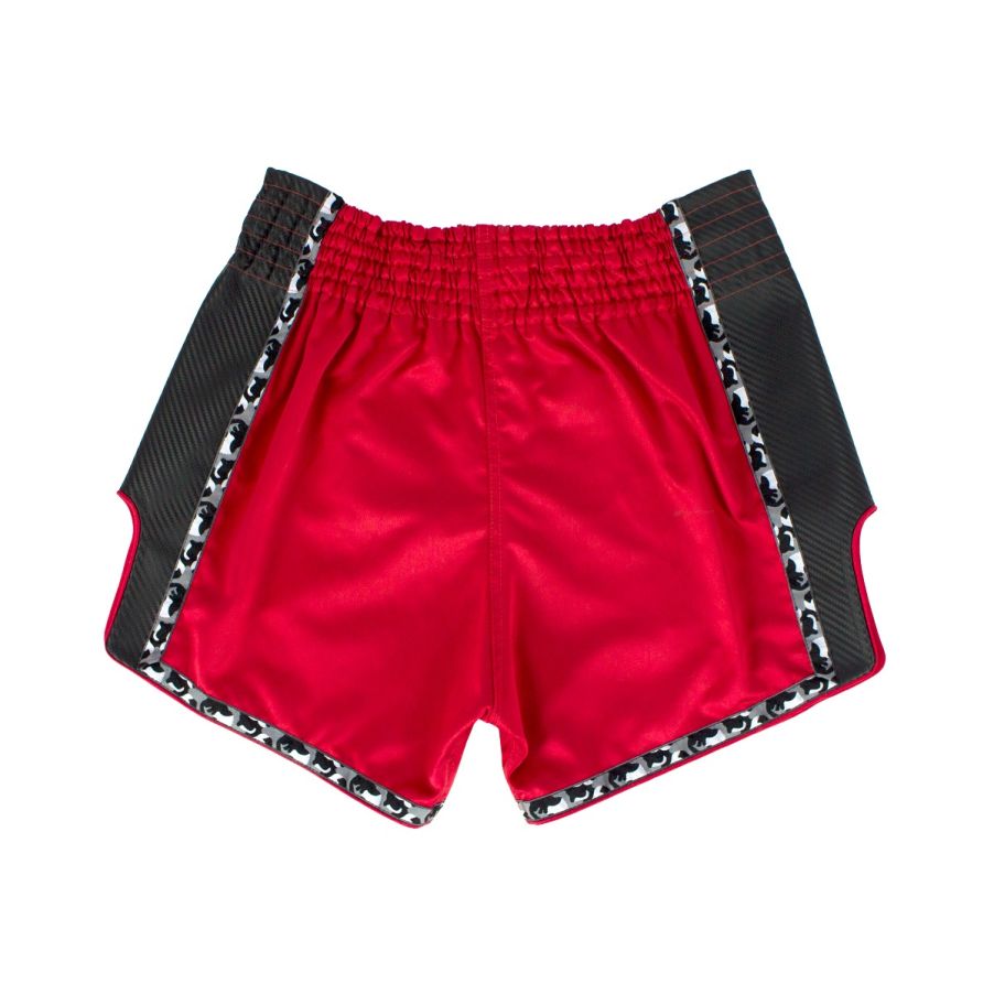 Fairtex キックパンツ、改良されたサテン生地、耐久性と形状保持力に優れたデザイン
