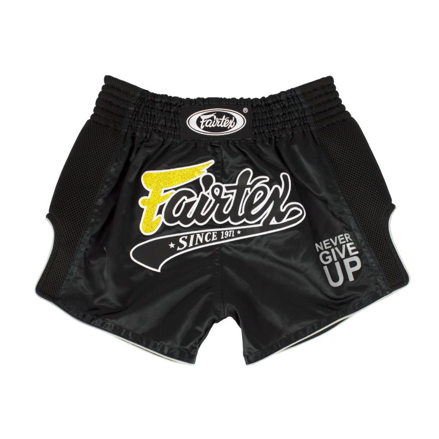 Fairtex キックパンツ BS1708、スリムカット、ムエタイ用、サテン生地
