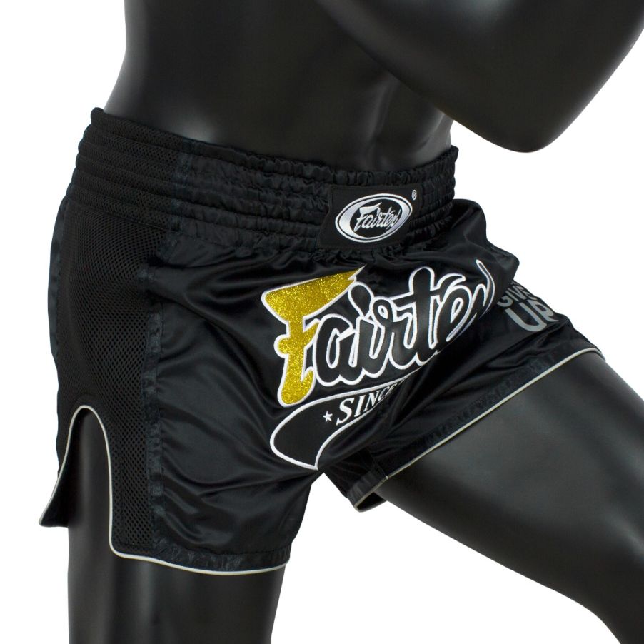 Fairtex キックパンツ BS1708、耐久性のあるデザイン、トレーニング用
