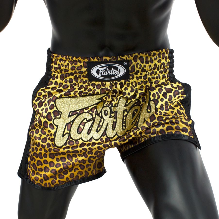 Fairtex BS1709パンツ、ハイスリットと6本ゴムバンドで快適フィット
