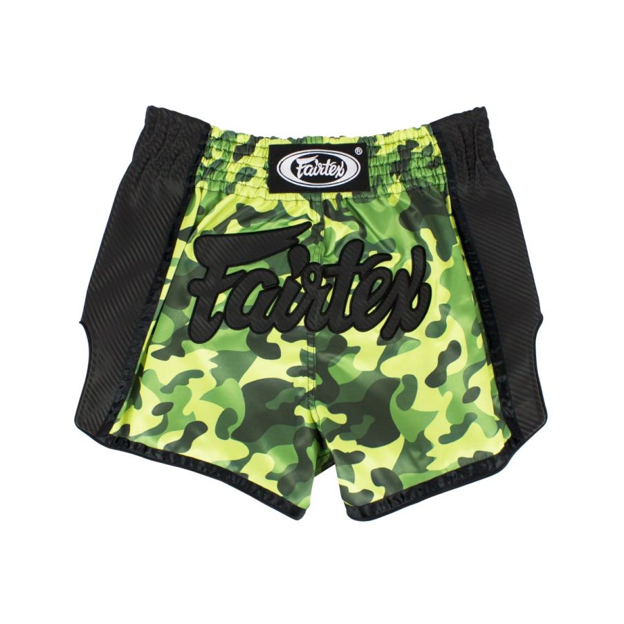Fairtex キックパンツ BS1710、ムエタイ用、サテン生地
