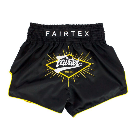 Fairtex キックパンツ BS1903 フォーカス、ムエタイ＆キックボクシングパンツ、マイクロサテン素材
