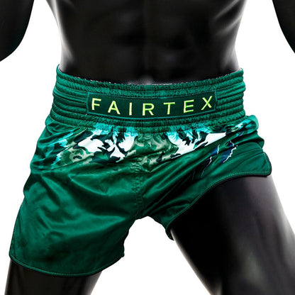 Fairtex BS1913パンツ、TONNAデザイン、耐久性と高級感のあるマイクロサテン素材

