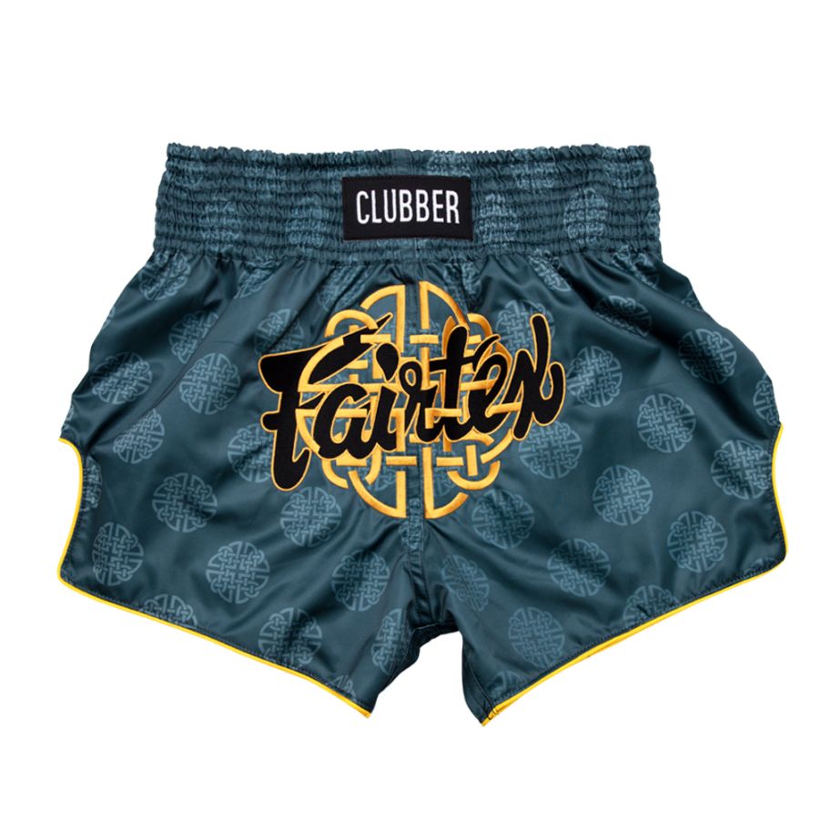 Fairtex キックパンツ BS1915 CLUBBER、ムエタイ＆キックパンツ、マイクロサテン素材
