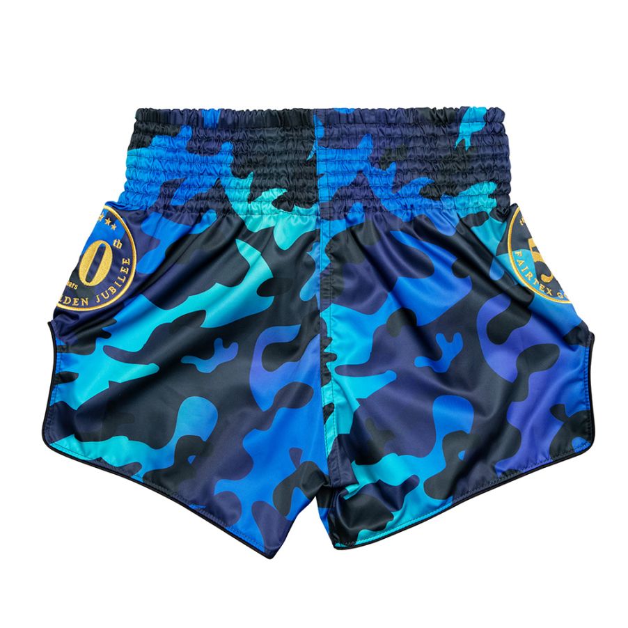 Fairtex BS1916ムエタイ＆キックパンツ、50周年記念モデル、ゴールデンジュビリーコレクション
